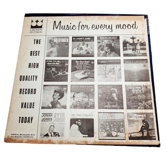 Lot of 2 Crown Vinyl Records Jesse Crawford Laras Theme Somewhere My Love 33 rpm - Picture 5 of 11